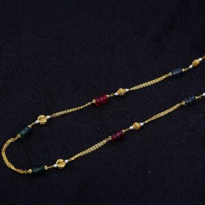 22kt Gold Hallmark Women's Antique Chain Mala AC139