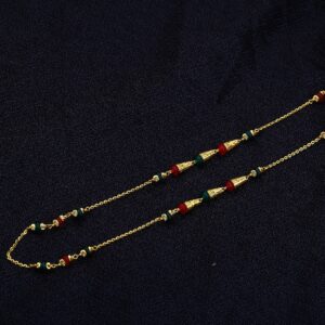 22kt Gold Hallmark Antique Chain Mala AC140