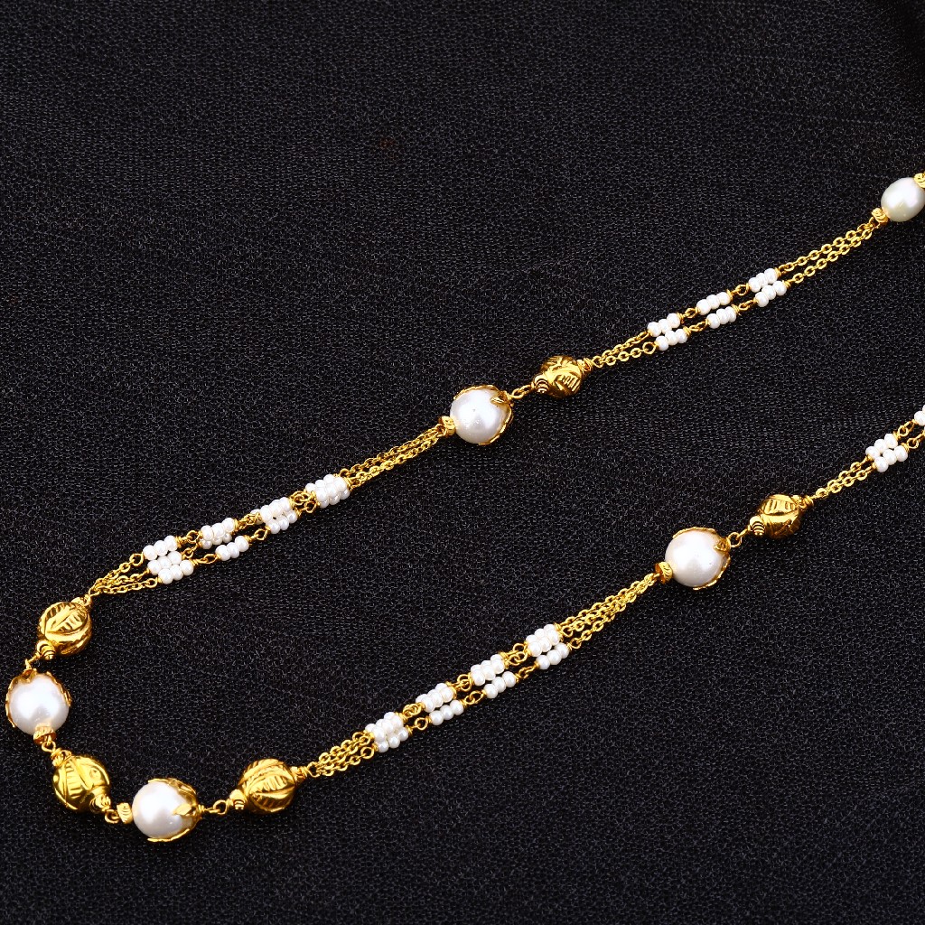 916 Gold Hallmark Fancy Mala AC158