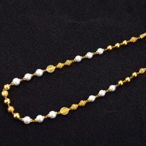 916 Gold classic Moti Mala AC163