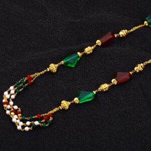 916 Gold Moti Mala AC164