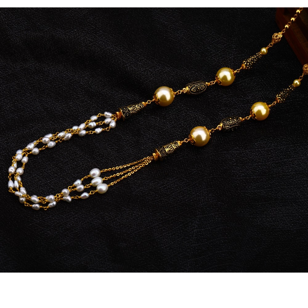 916 Gold Designer Antique Chain Mala AC167