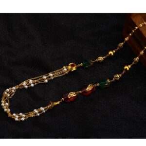 916 Gold Classic  Antique Chain Mala AC166