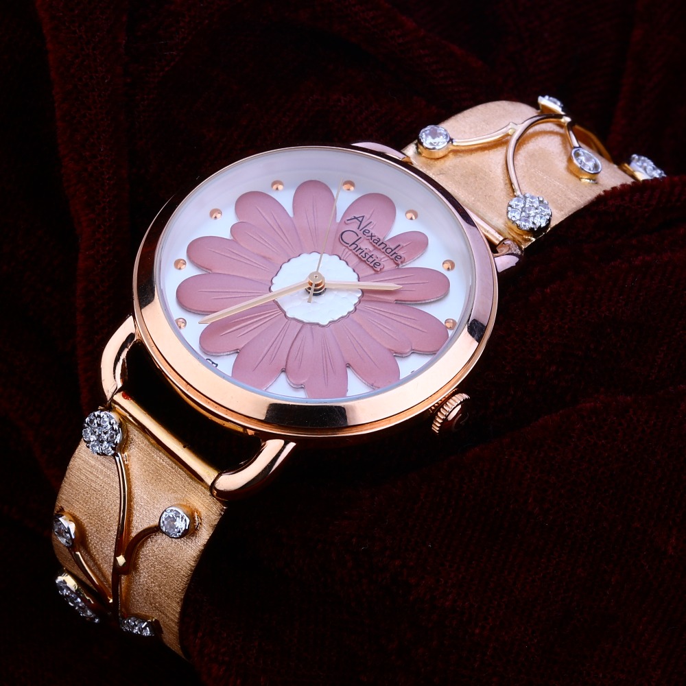 18kt Rose Gold Stylish  Hallmark  Watch RLW133