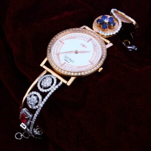 18KT Rose Gold Stylish Hallmark  Watch RLW127
