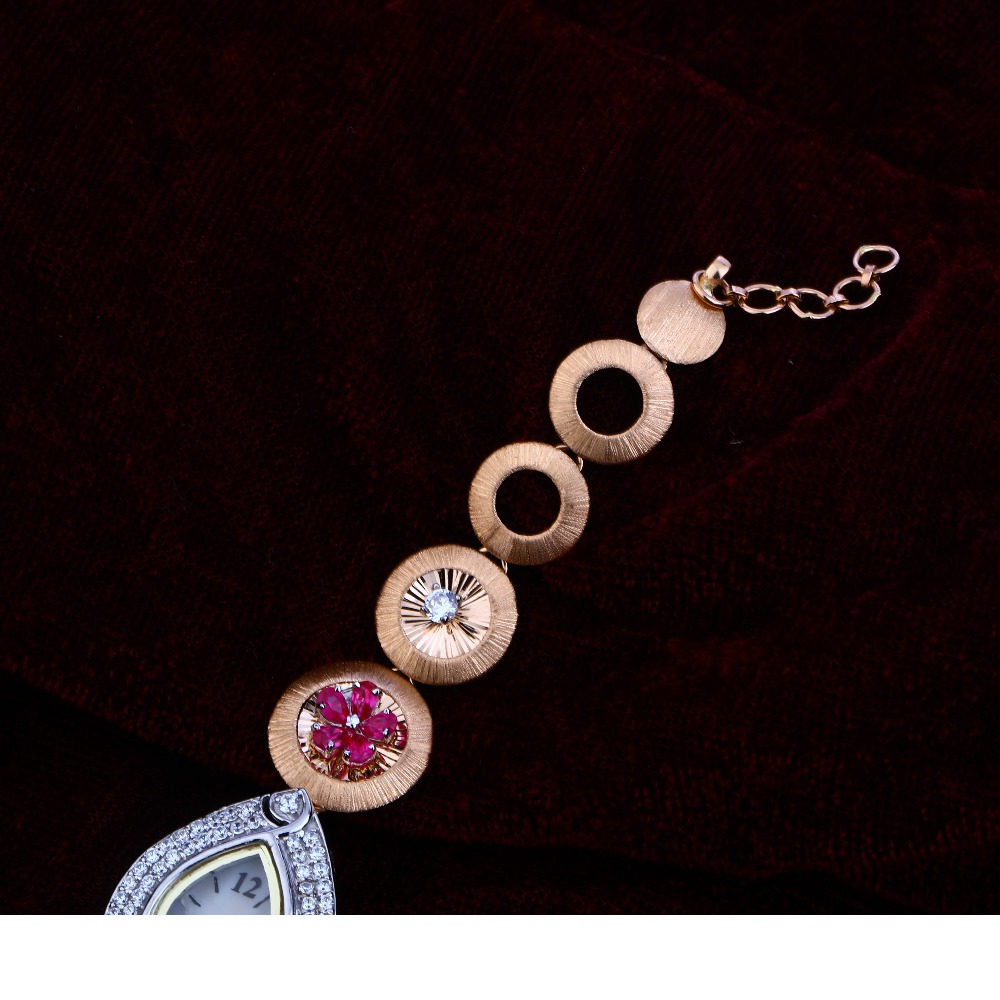 750 Rose Gold Fancy Watch RLW119 - Image 3