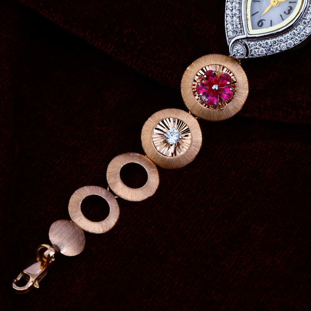 750 Rose Gold Fancy Watch RLW119 - Image 2