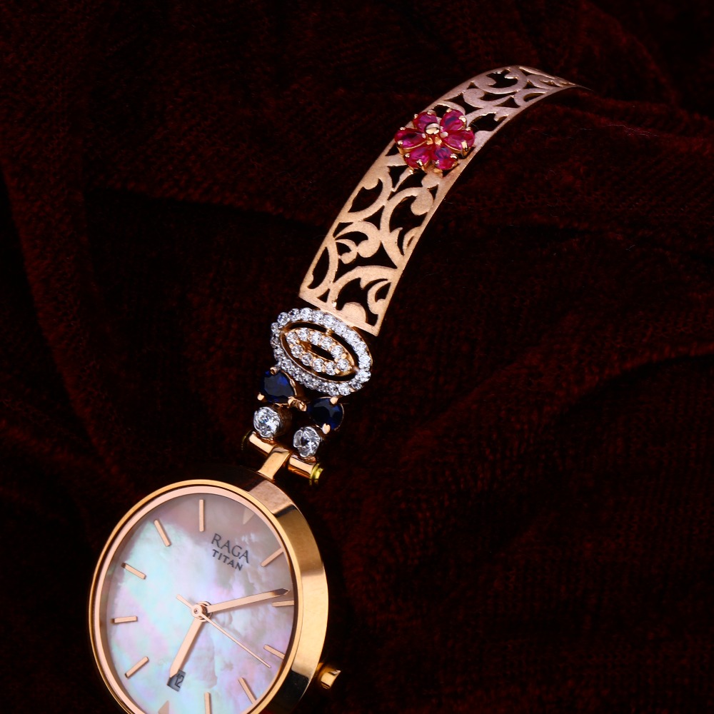 750 Rose Gold Women's Stylish Watch RLW113 - Image 3