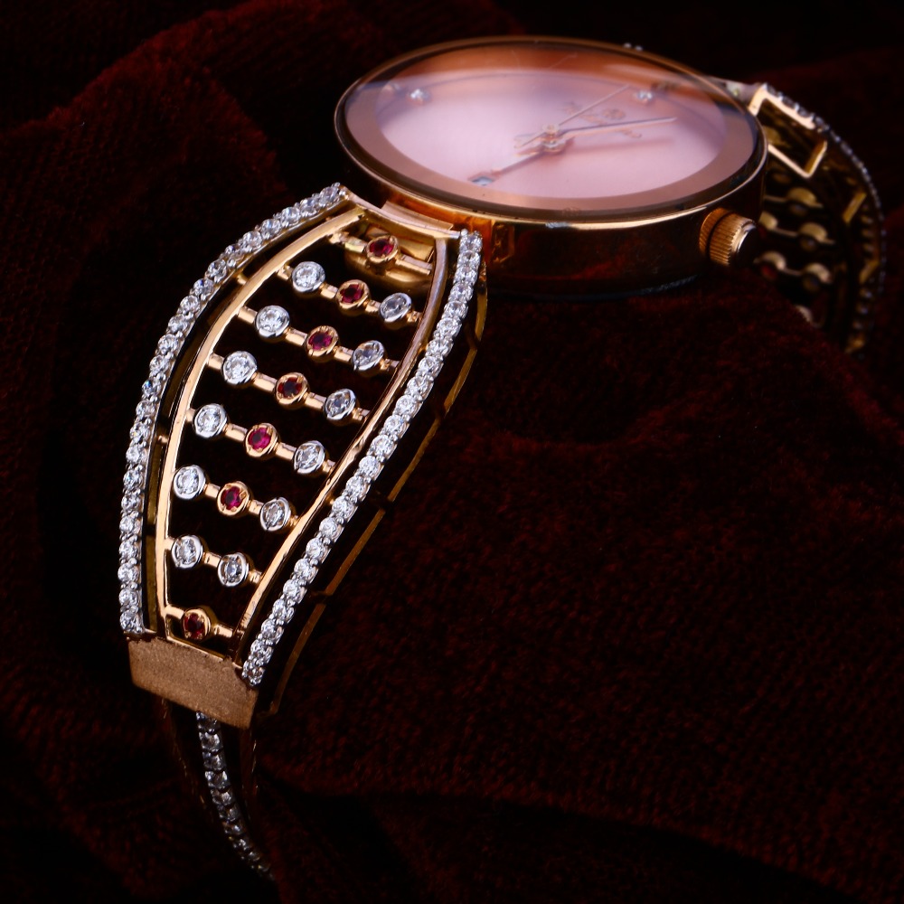 750 Rose Gold Classic Women's Hallmark Watch RLW97 - Image 2