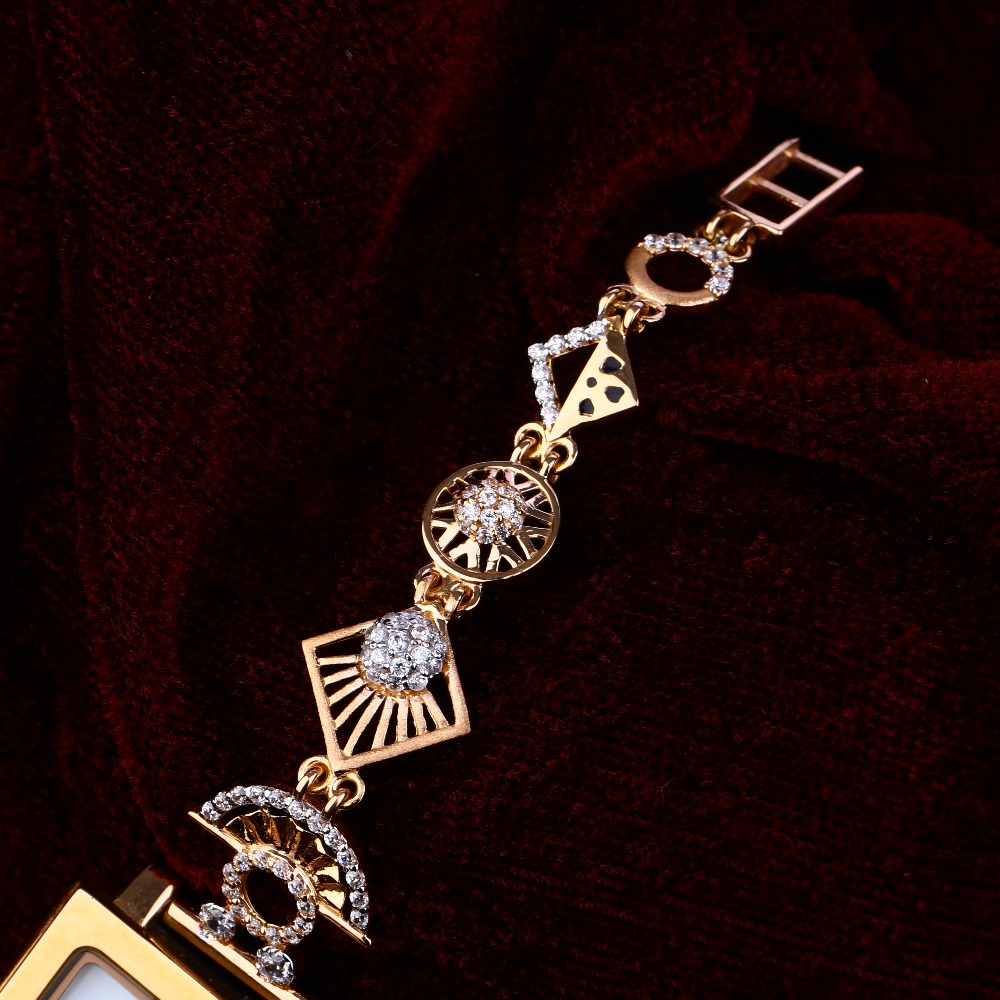 750 Rose Gold Women's Fancy Watch RLW151 - Image 3