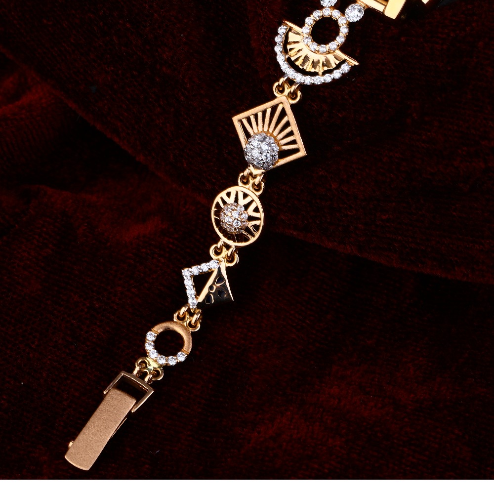750 Rose Gold Women's Fancy Watch RLW151 - Image 2