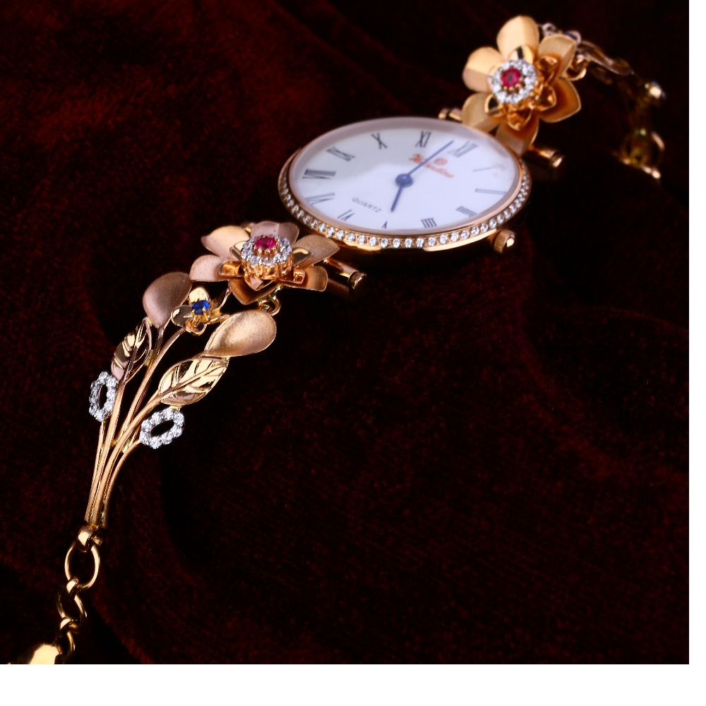 750 Rose Gold Stylish Watch RLW147