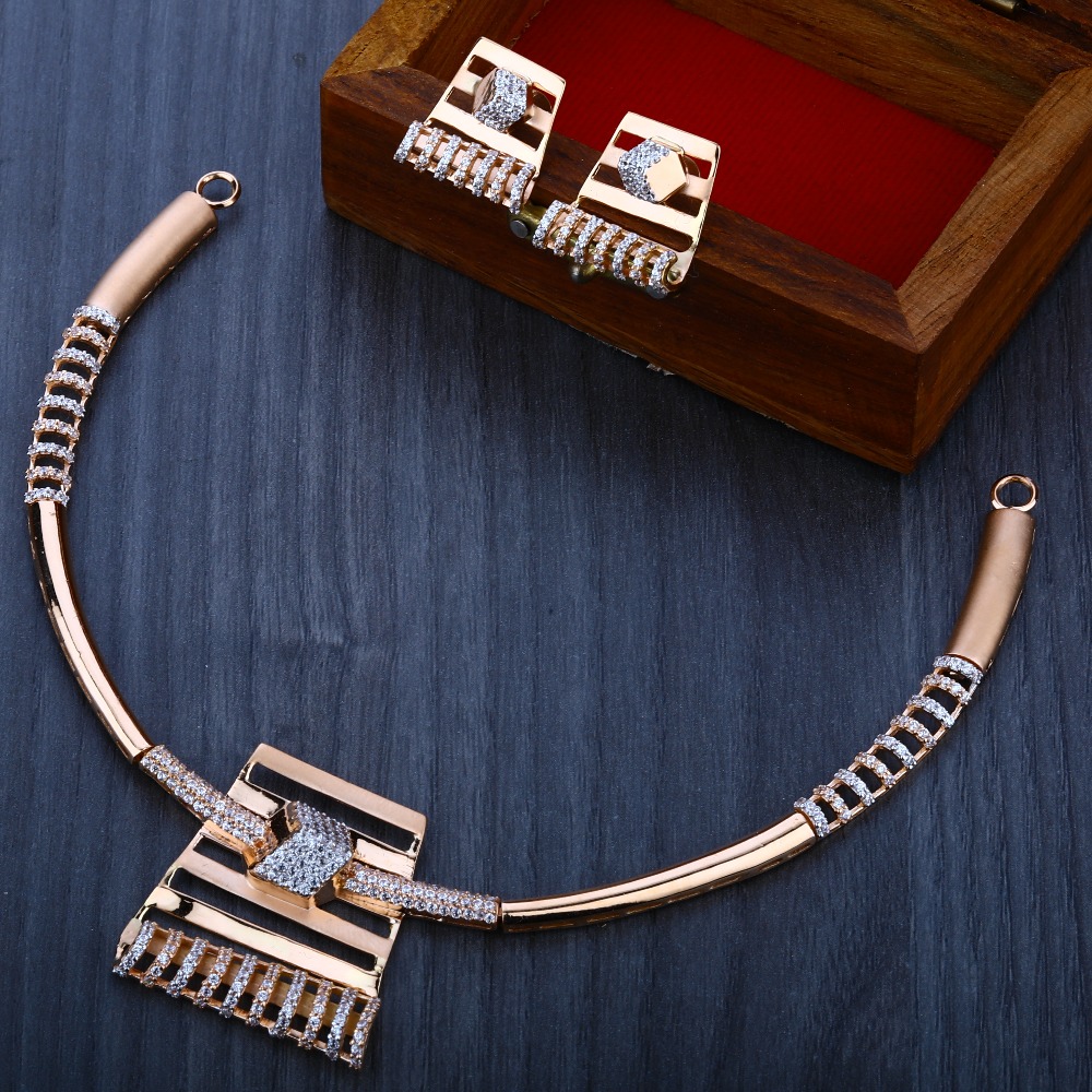 750 Rose Gold  Necklace Set RN01