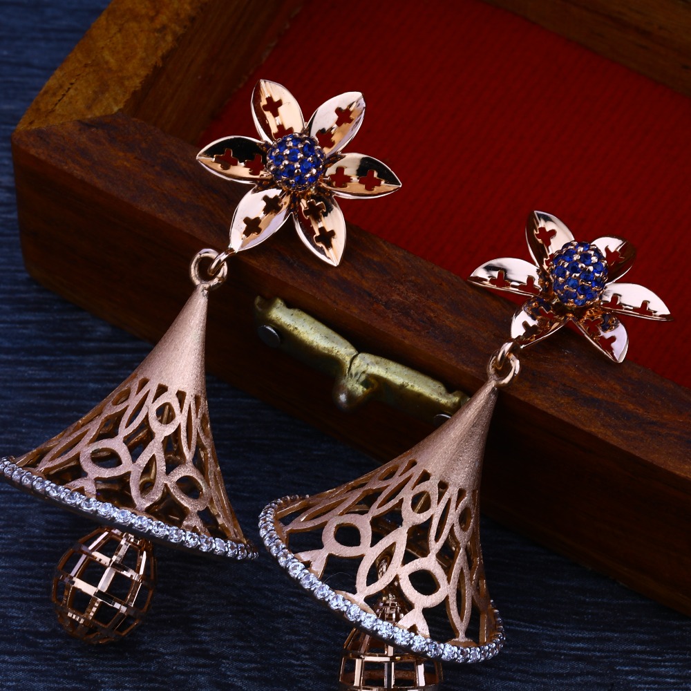 18ct rose gold fancy necklace set RN33 - Image 2