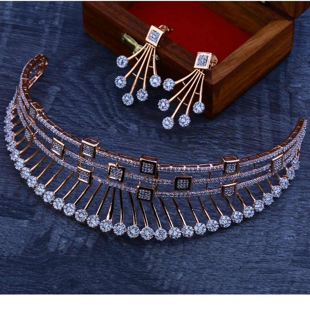 18ct  rose gold exclusive necklace set  RN32