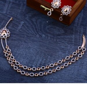 18ct  rose gold classic  necklace set  RN30
