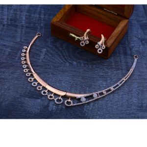 750 exclusive rose gold  necklace set  RN19