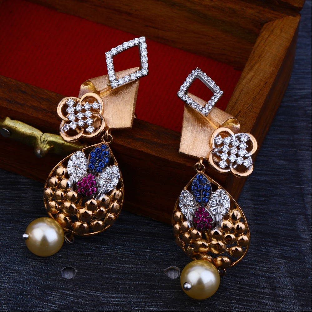 18ct Rose Gold Women's Classic Necklace Set RN55 - Image 3