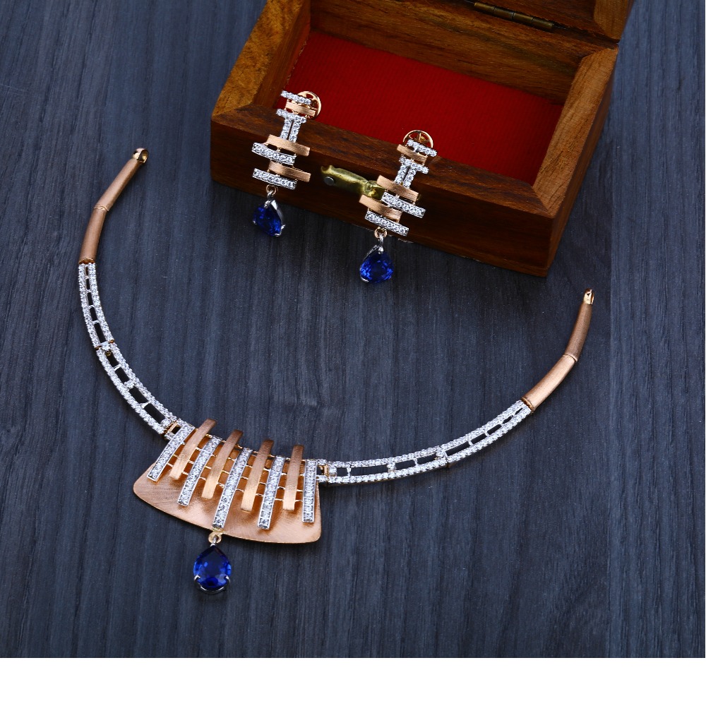 18ct  Rose Gold Classic   Hallmark   Necklace Set RN14