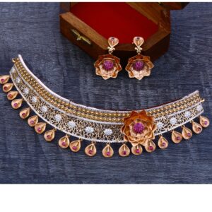 750 Rose Gold Exclusive Hallmark   Necklace Set RN46