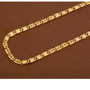 Mens 916 Plain Gold Chain-MNC39