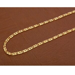 Mens Plain Gold Chain-MNC38