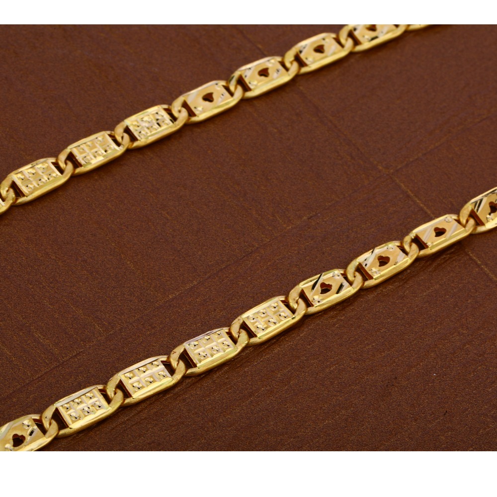 Nawabi 22K Gold Mens Chain-MNC26 - Image 3