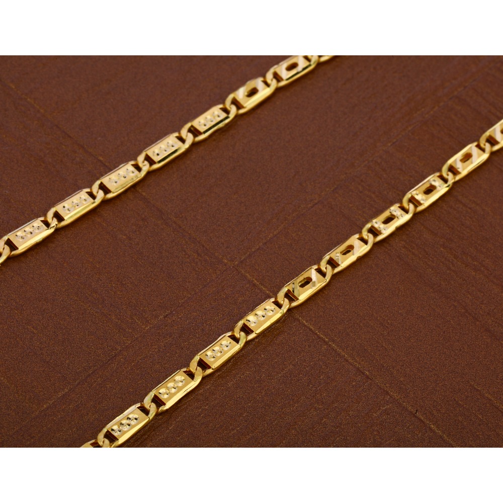 Mens 22K Gold Chain-MNC24 - Image 3