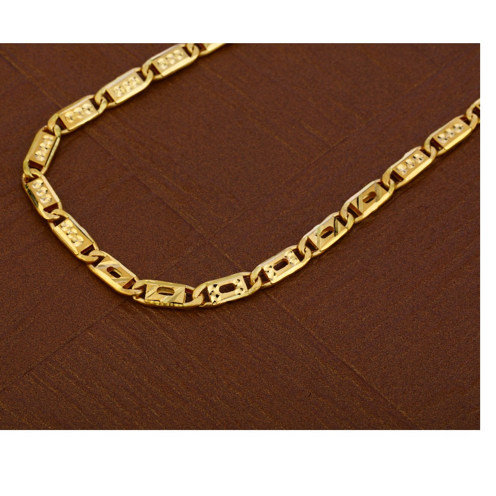 Mens 22K Gold Chain-MNC24 - Image 2