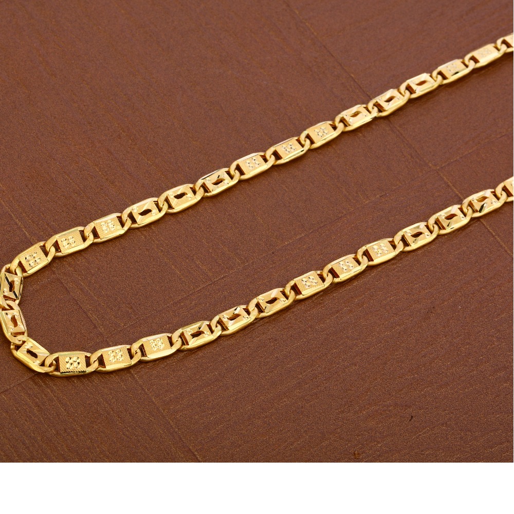 Mens 916 Gold Chain-MNC22