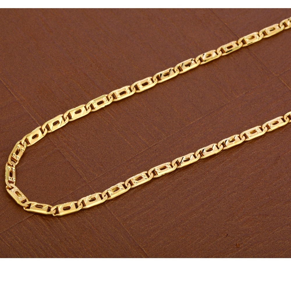 Mens Gold 916 Chain-MNC21