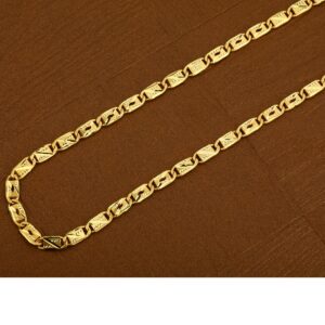 916 Mens Gold Cz Nawabi Chain-MNC19