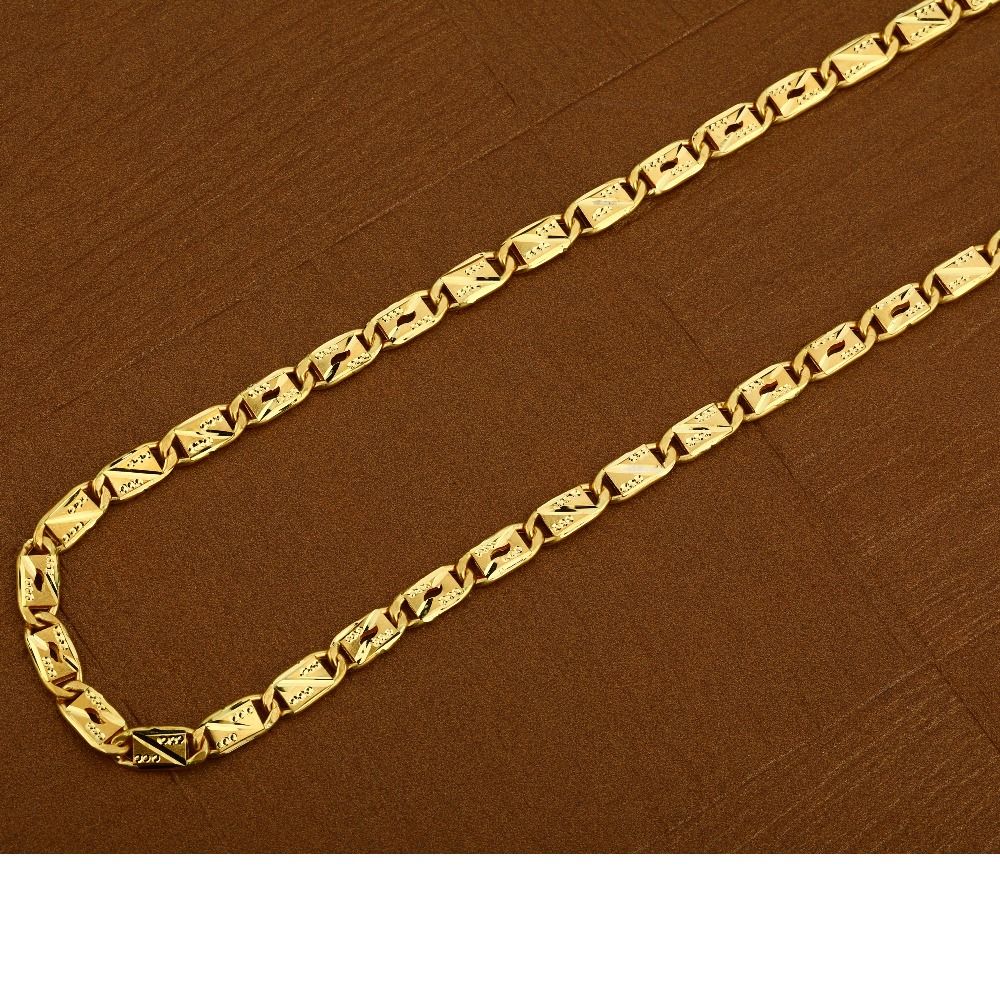 916 Mens Gold Cz Nawabi Chain-MNC19