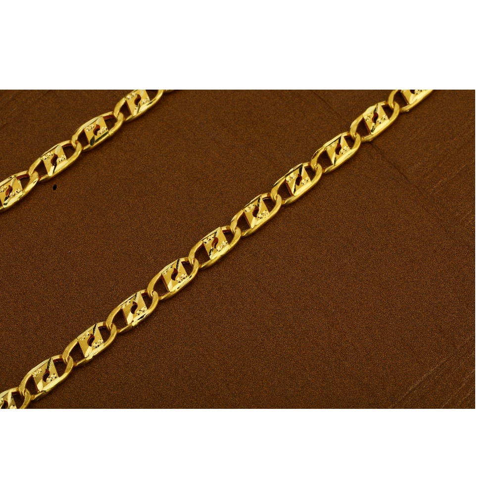 Mens Nawabi 22K Gold Chain-MNC05 - Image 2