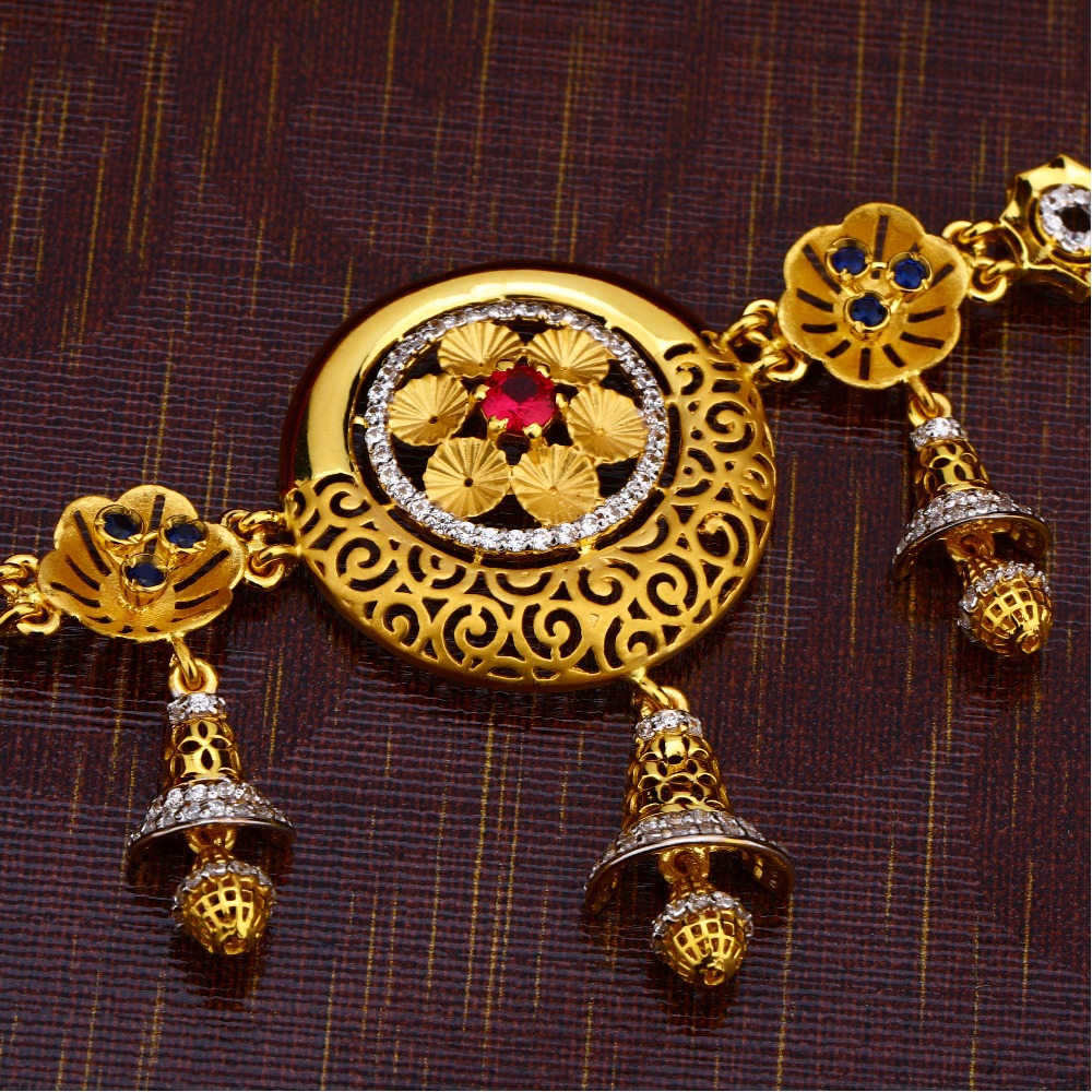 916 Gold Fancy Hallmark Bajubandh BB10 - Image 2