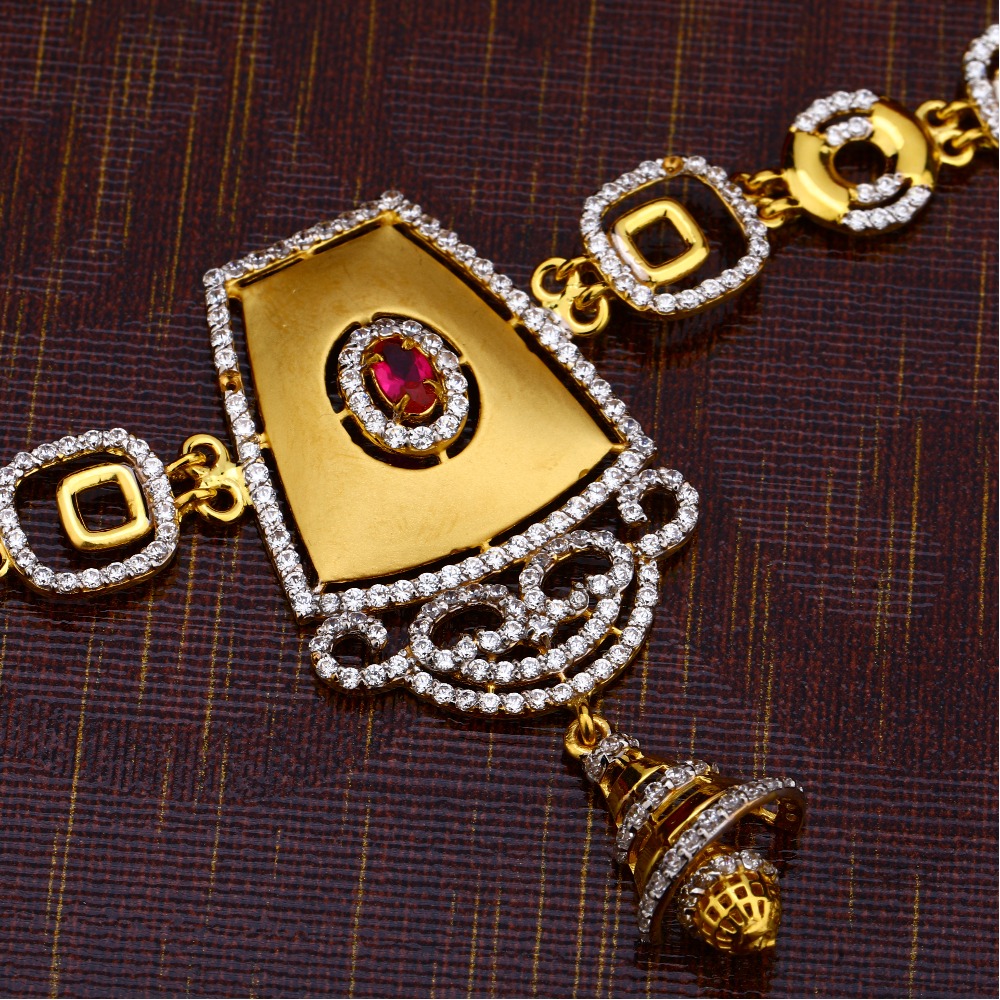 916 Gold Hallmark Bajubandh BB06 - Image 2