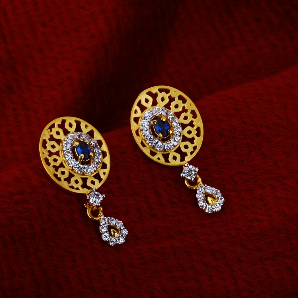 916 Gold Stylish Hallmark Chain Necklace CN17 - Image 2