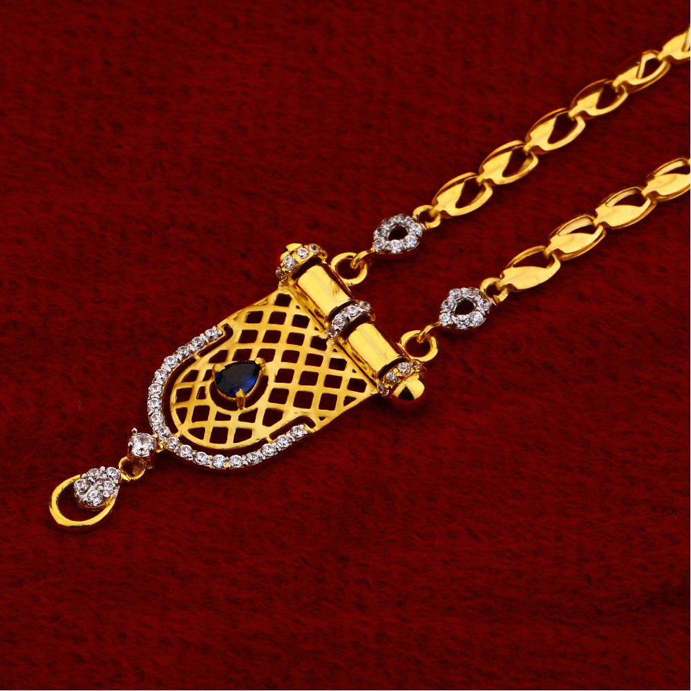 22ct Gold Stylish Chain Necklace CN132 - Image 2