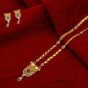 22ct Gold Stylish   Chain Necklace CN132