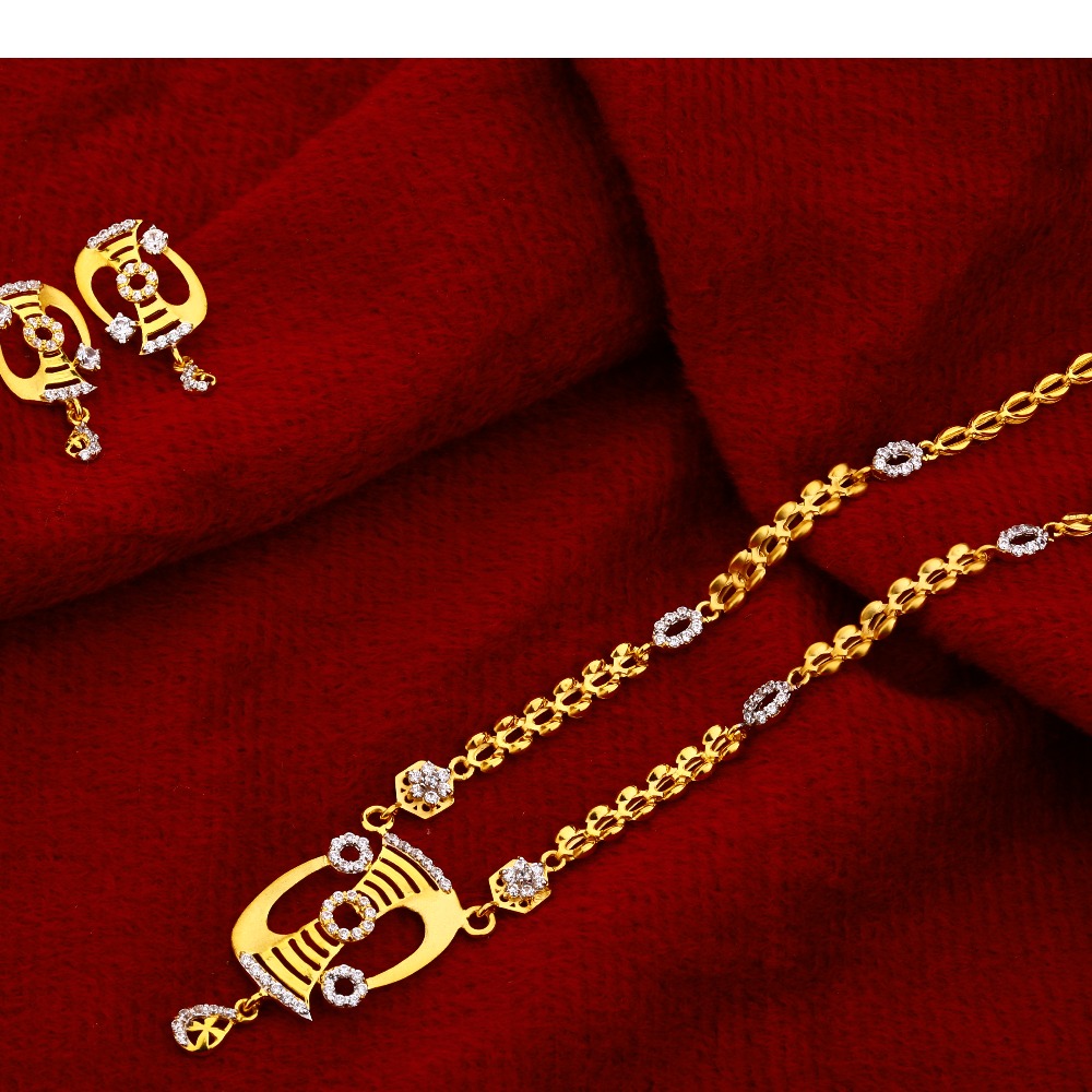 22ct Gold Designer   Chain Necklace CN129