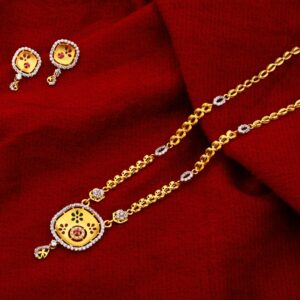 22kt Gold Ladies Exclusive Hallmark Chain Necklace CN125