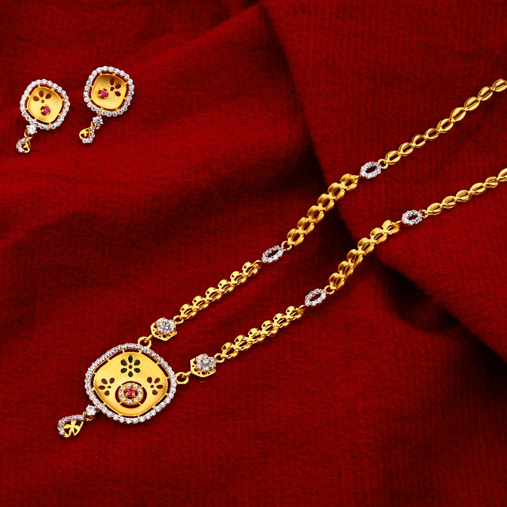 22kt Gold Ladies Exclusive Hallmark Chain Necklace CN125