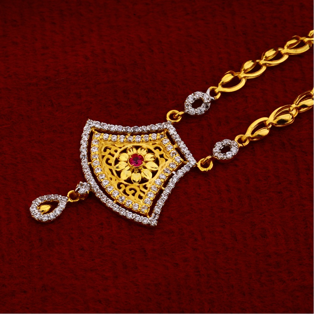 22kt Gold Hallmark Excusive Chain Necklace CN63 - Image 3