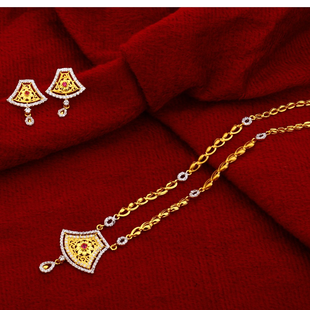 22kt Gold Hallmark Excusive Chain Necklace CN63