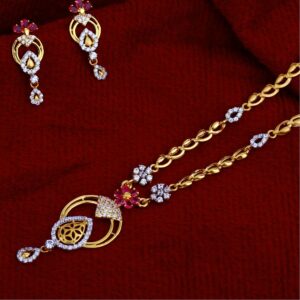 916 Gold  Ladies  Designer  Chain Necklace CN44