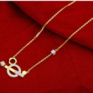 22Ct Gold  Ladies  Stylish   Chain Necklace CN117