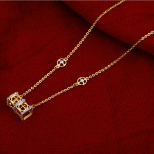 22kt Gold Hallmark  Chain Necklace CN107