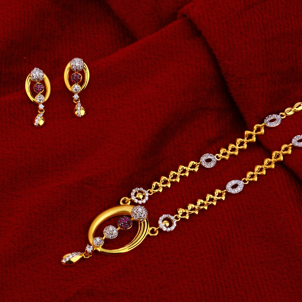 916 Gold Designer Chain  Necklace