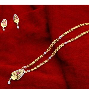 916  Gold  Womens Chain Necklace CN148