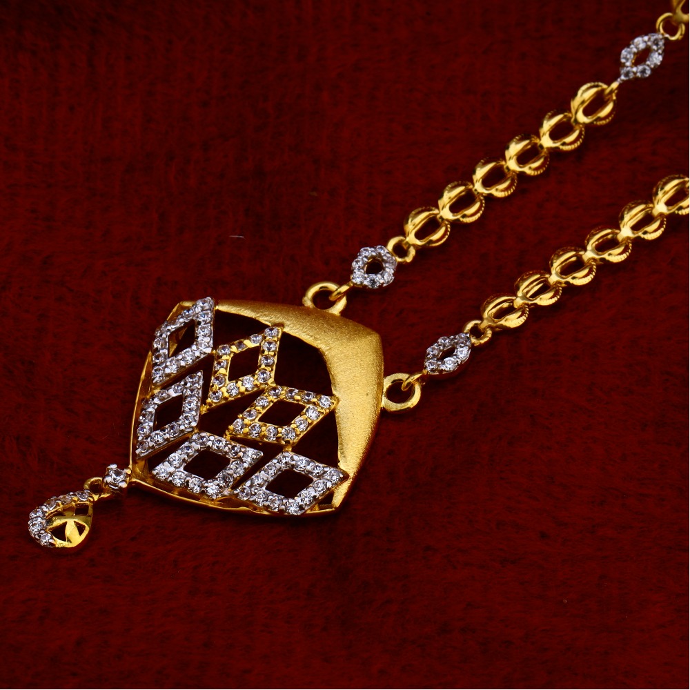 22ct Fancy Gold Chain Necklace CN158 - Image 3